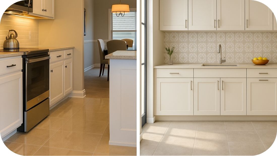 Svetlost i tekstura u belim kuhinjama