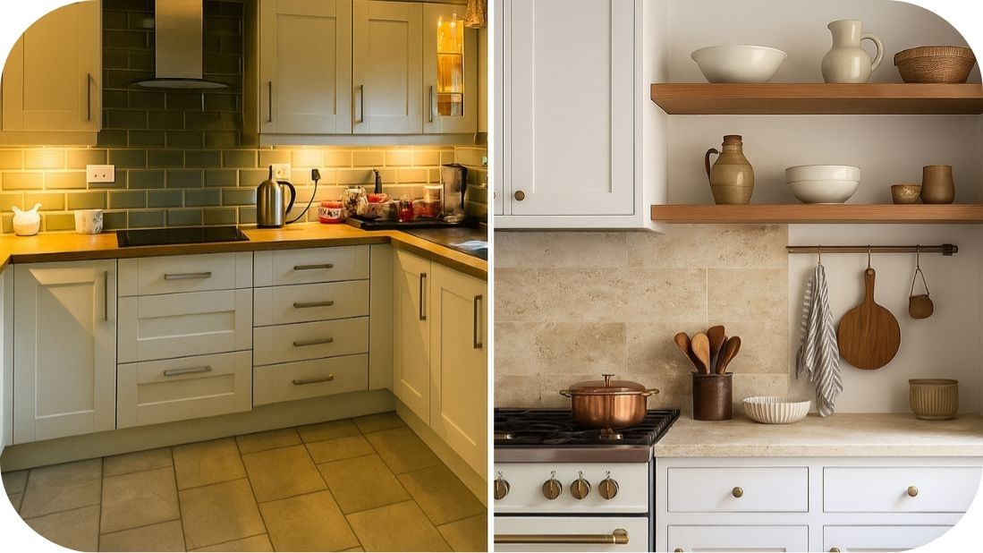 Bele kuhinje u tonovima kamena