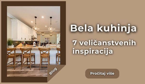 7 belih kuhinja – ideje i inspiracije za uređenje