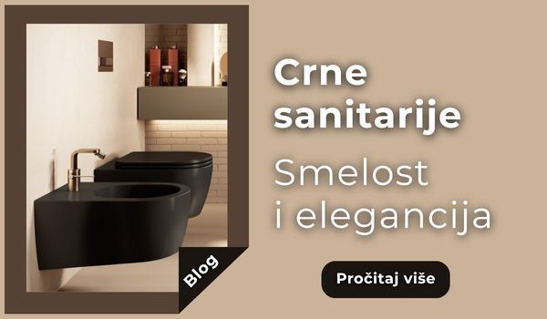 Crni lavabo i WC šolja – prednosti, kombinacije i održavanje u kupatilu