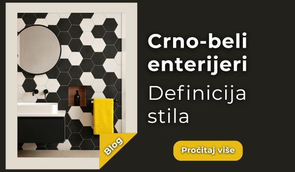 Crno-beli enterijeri – ideje za moderan prostor