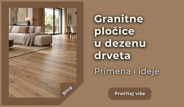 Granitne pločice u dezenu drveta – prirodan izgled i udobnost u prostoru