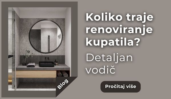 Koliko traje renoviranje kupatila: plan i vremenski okvir radova