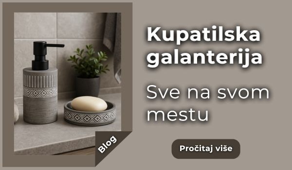 Praktična galanterija koja čini kupatilo urednim i preglednim