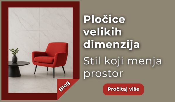 Pločice velikih dimenzija – inspiracija za uređenje prostora