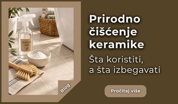 Prirodno čišćenje keramike – šta koristiti, a šta izbegavati