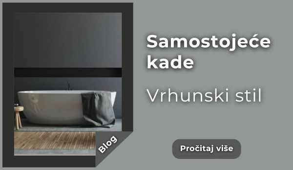 Samostojeće kade – luksuz i elegancija