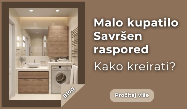 Raspored elemenata u malom kupatilu – ideje za maksimalno iskorišćenje prostora