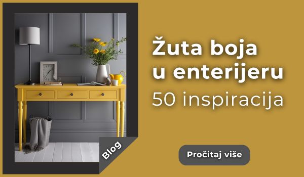 Žuta boja u enterijeru – svetlo i energija