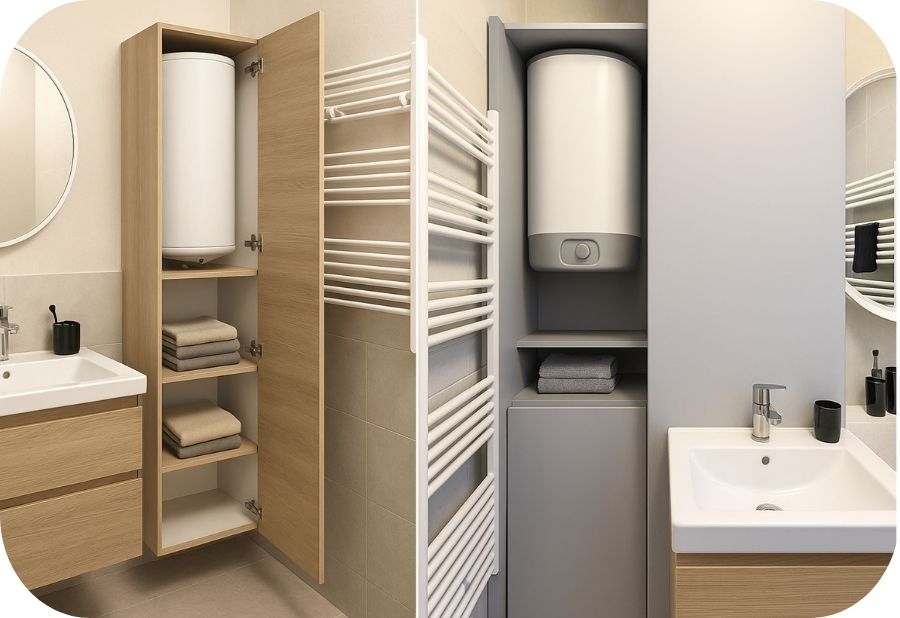 Bojler skriven u ormariću – praktična rešenja