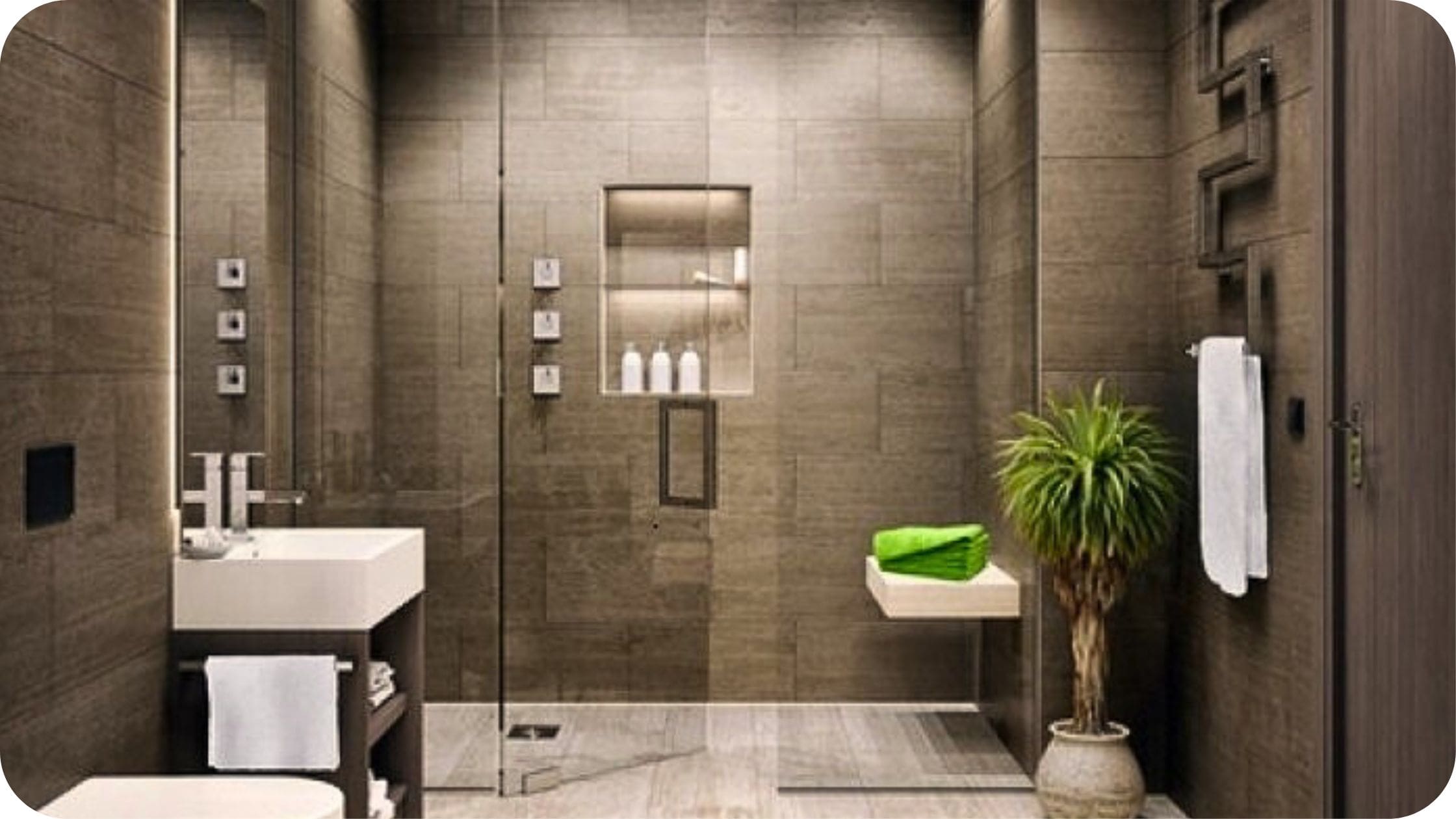 Tuš kabina bez kadice