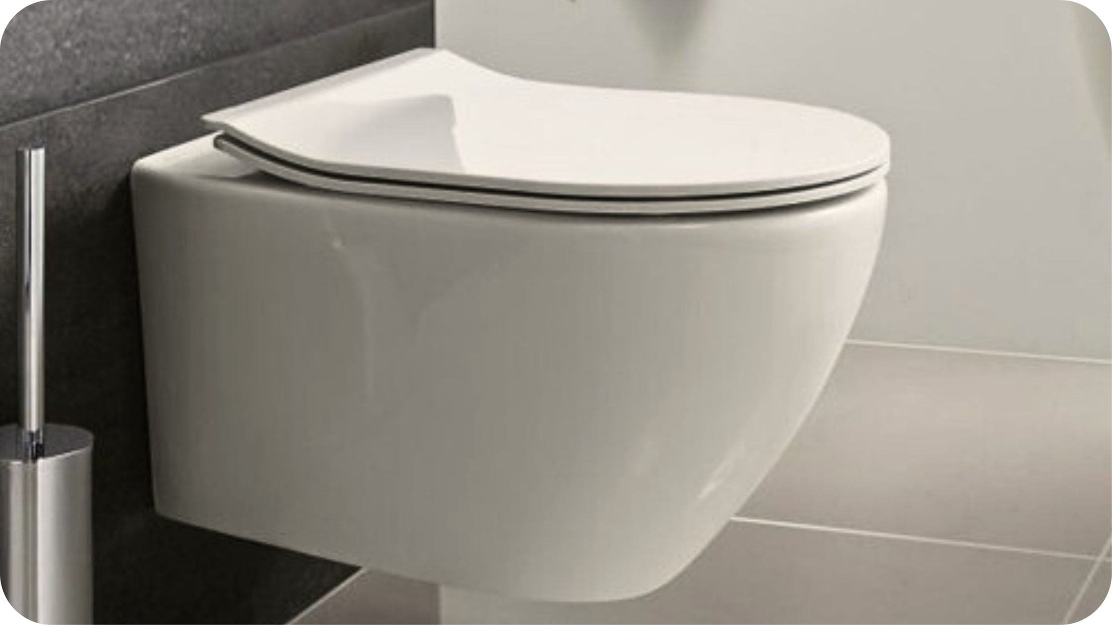 Konzolna viseća WC šolja u modernom kupatilu