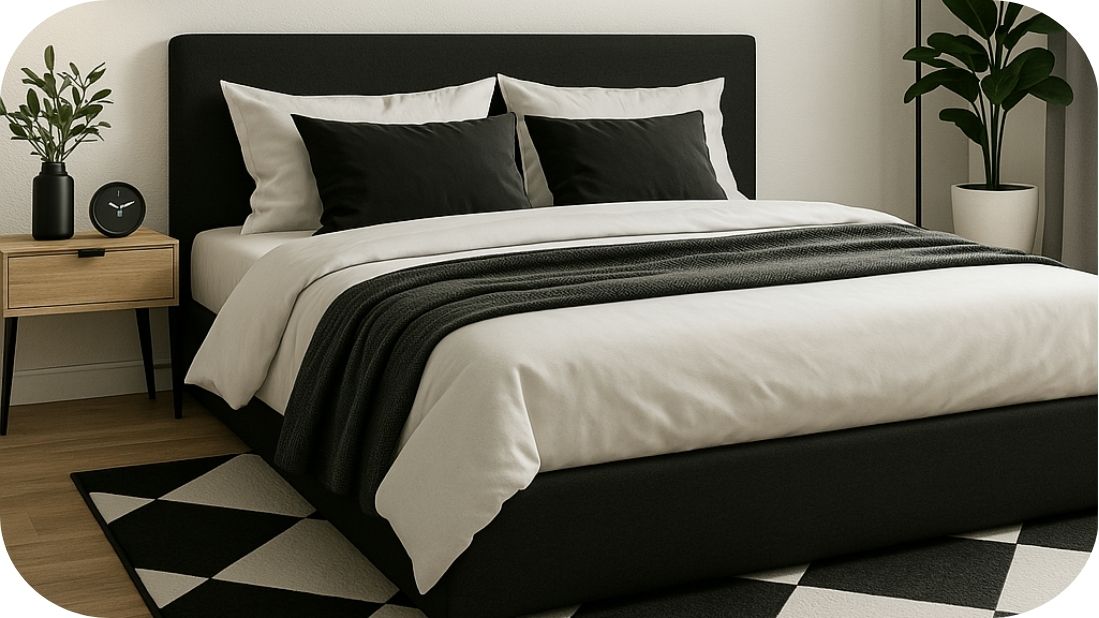 crno-bela-udobnost-spavaca