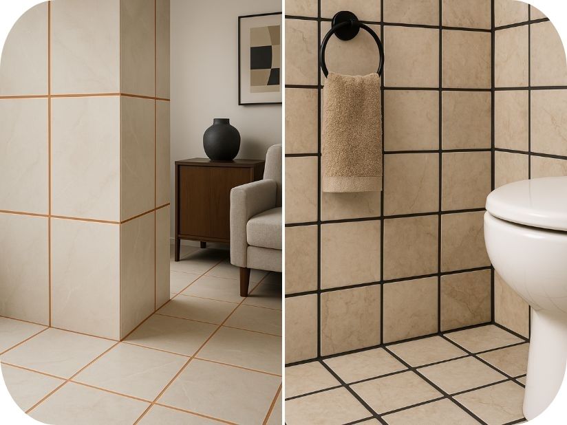 Fuge u kontrastnim tonovima za snažan vizuelni efekat