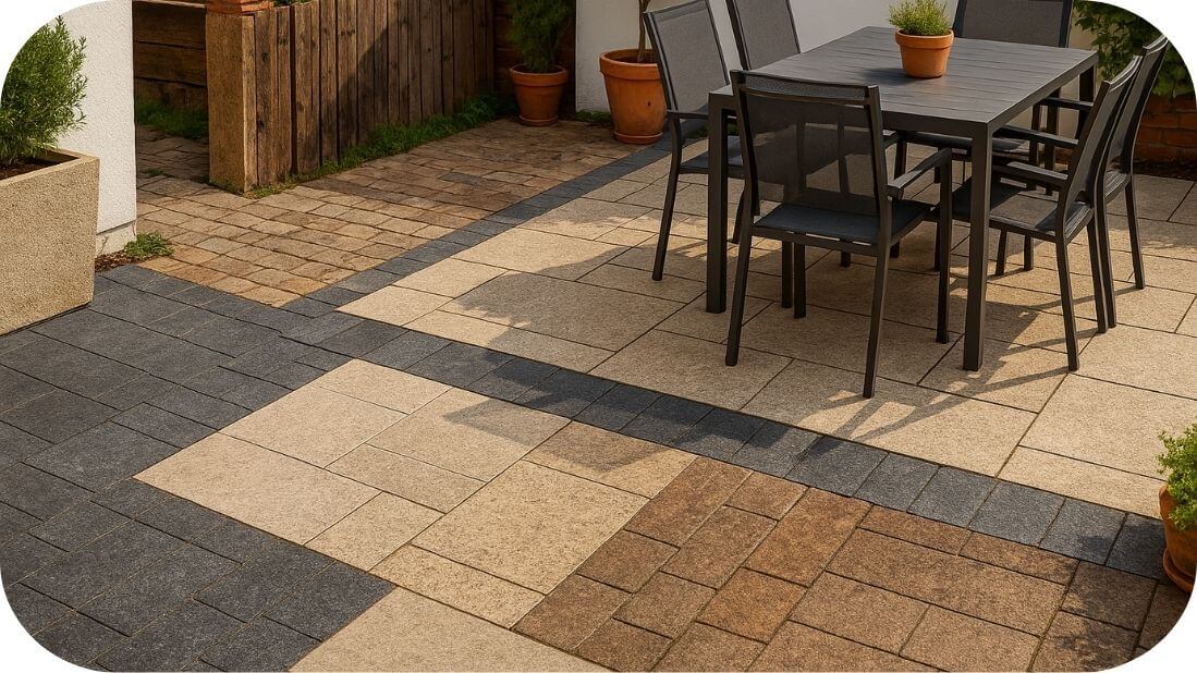  Granitne pločice 2cm u kombinaciji formata, tekstura i stilova