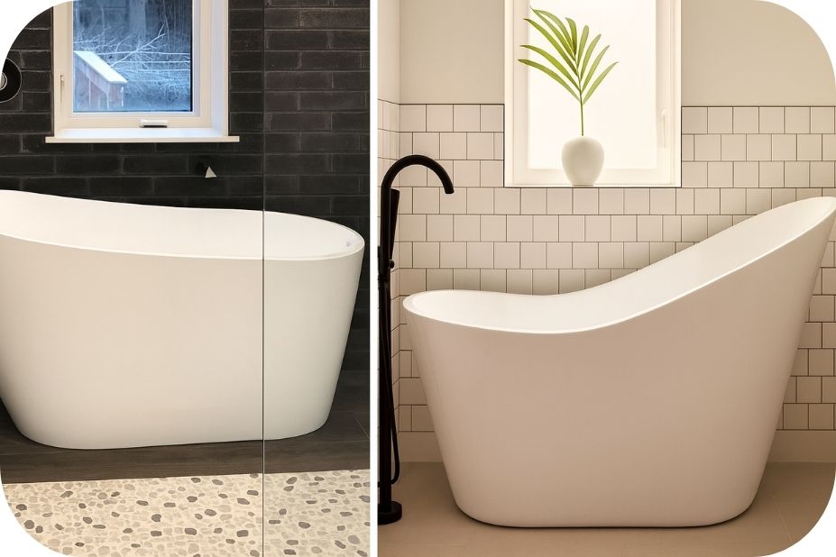 Samostojeće male kade modernog oblika