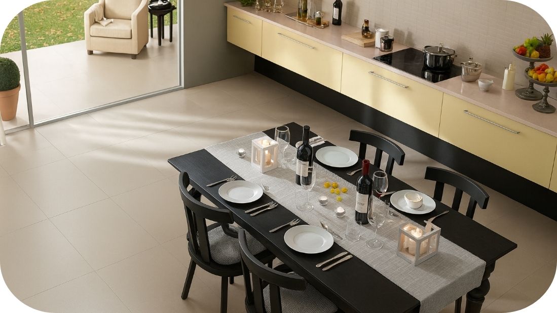 Kontrasti boja i detalja u kuhinji