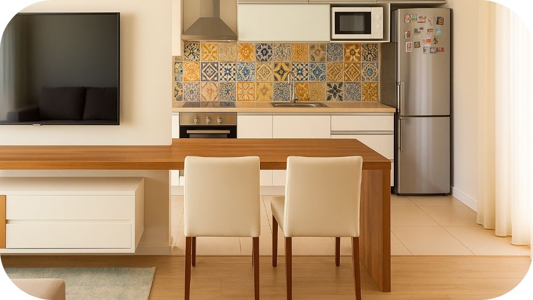 Savršena harmonija kuhinje i dnevne sobe