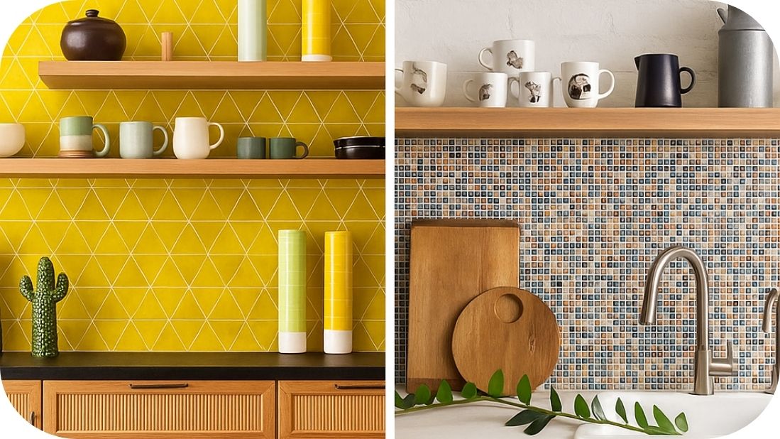 Geometrijske i mozaik pločice – kontrast stila i boja