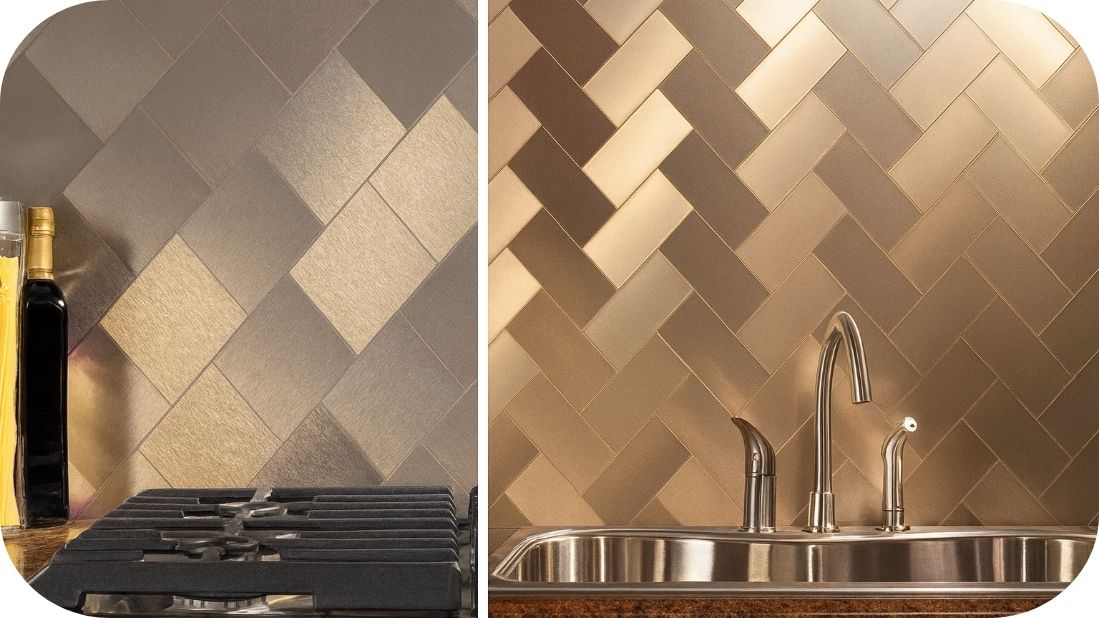 Kreativna postavka pločica – savršena simetrija u kuhinji