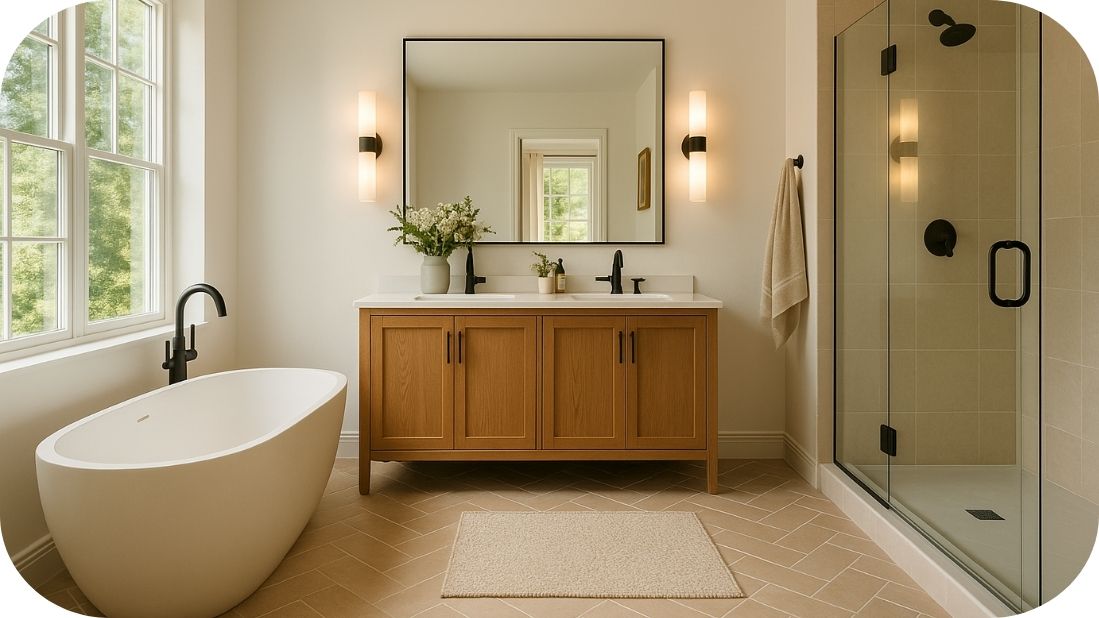 Kupatilo sa prirodnim dnevnim svetlom