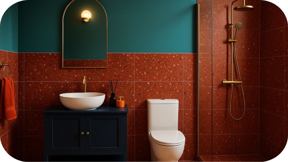 Luksuzno kupatilo sa teraco pločicama