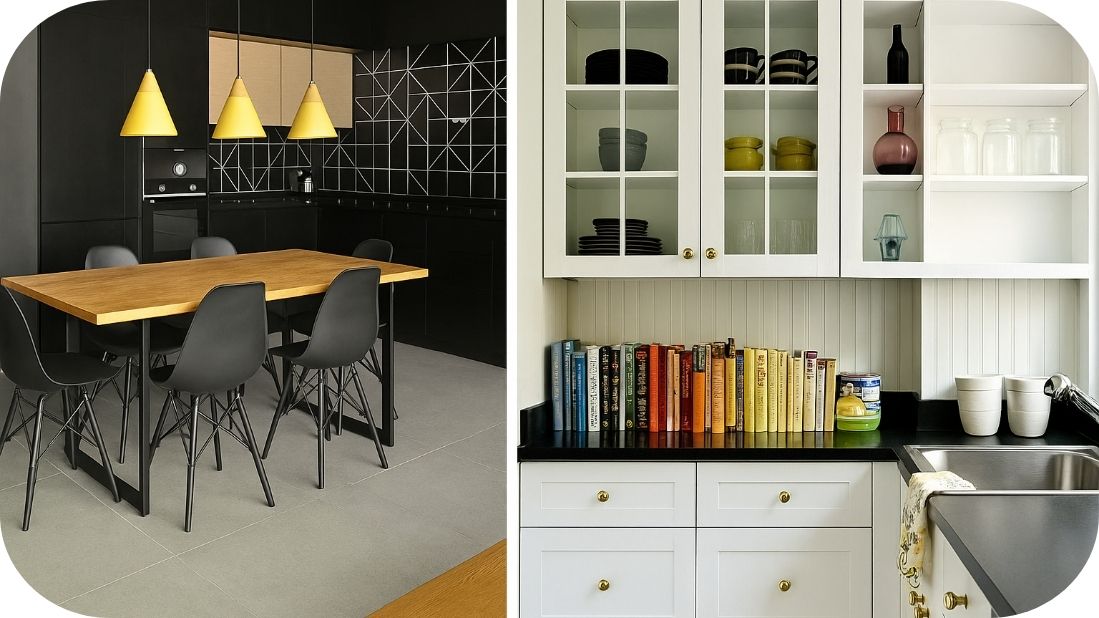 Male kuhinjske pločice u modernom i klasičnom stilu