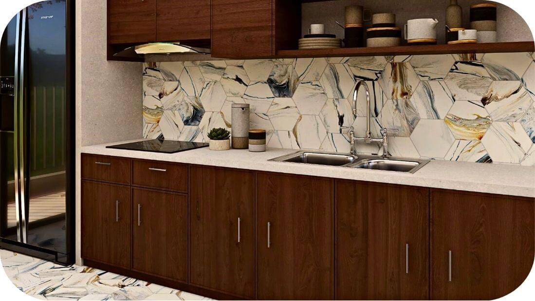 mermerni-dezen-heksagon-oblik