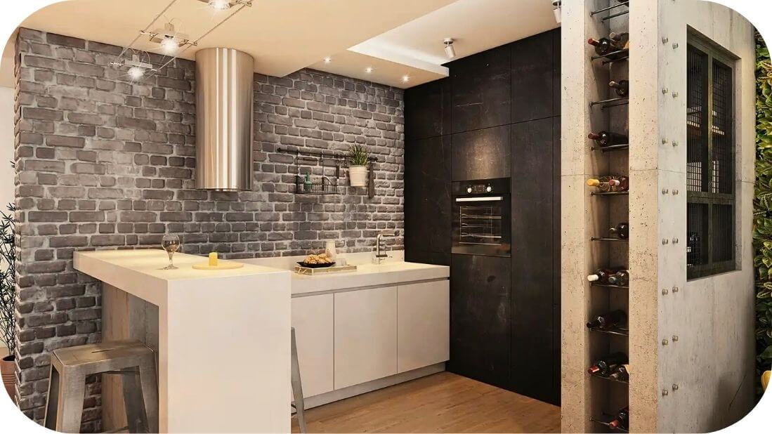 mini-kuhinja-industrijski-stil