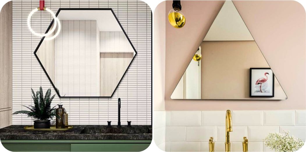 Ogledalo za kupatilo geometrijskog oblika – savremeni dizajn i izražena forma