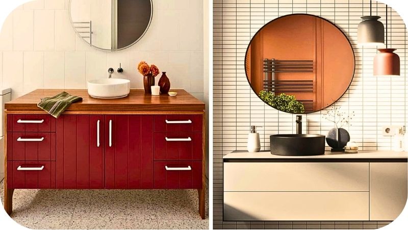 Okrugla ogledala moderan dizajn