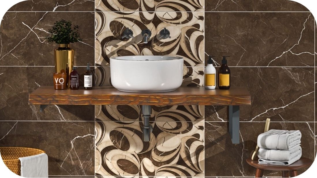 Okrugli nadgradni lavabo od bele keramike