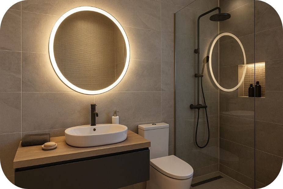 Okruglo LED ogledalo – spoj funkcionalnosti i dizajna