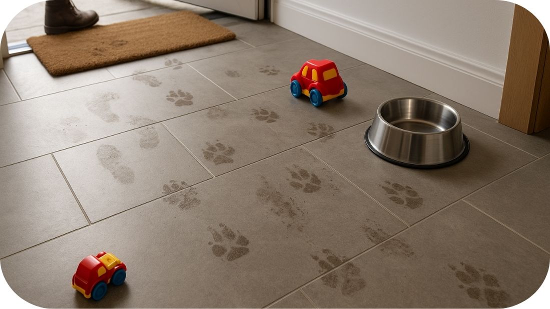 Otpornost granitnih pločica na blato, udarce i tragove svakodnevice