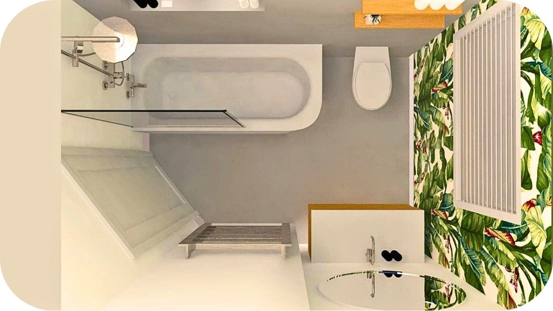 Primer funkcionalnog rasporeda malog kupatila