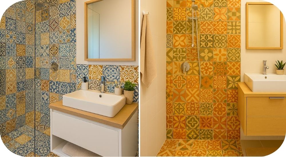 Patchwork pločice kao akcenat u kupatilu