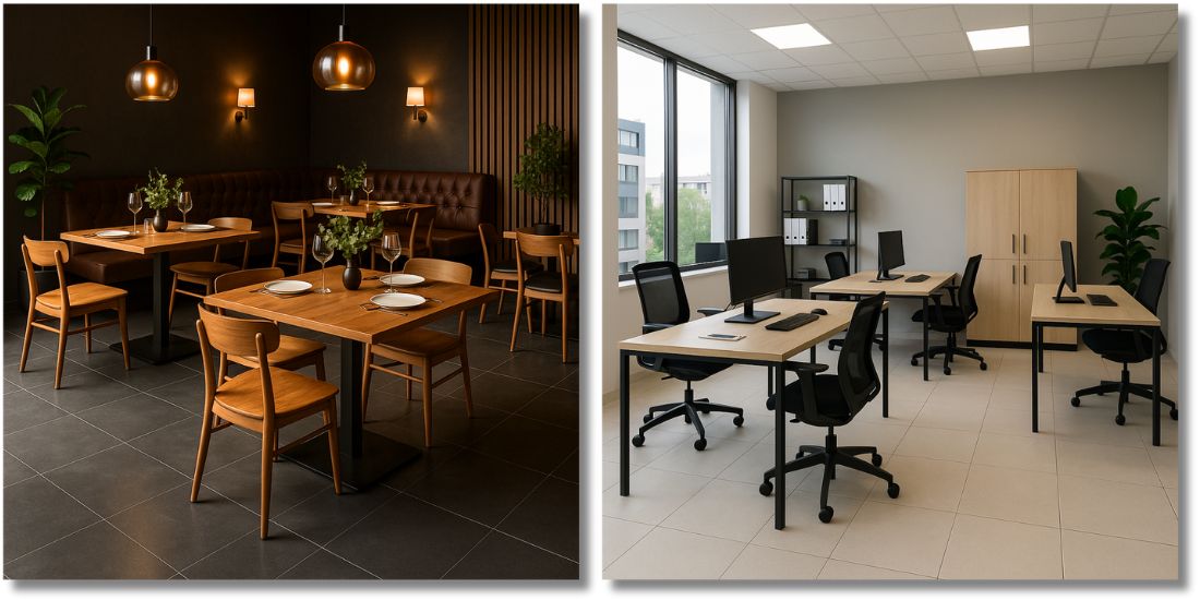 Moderne podne pločice za poslovne i ugostiteljske prostore