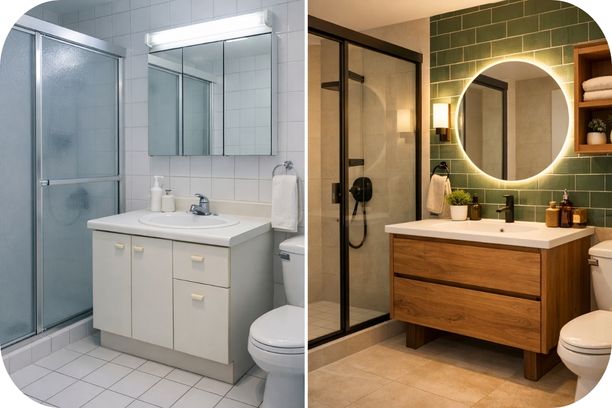 Pre i posle renoviranja kupatila – uvodna transformacija prostora