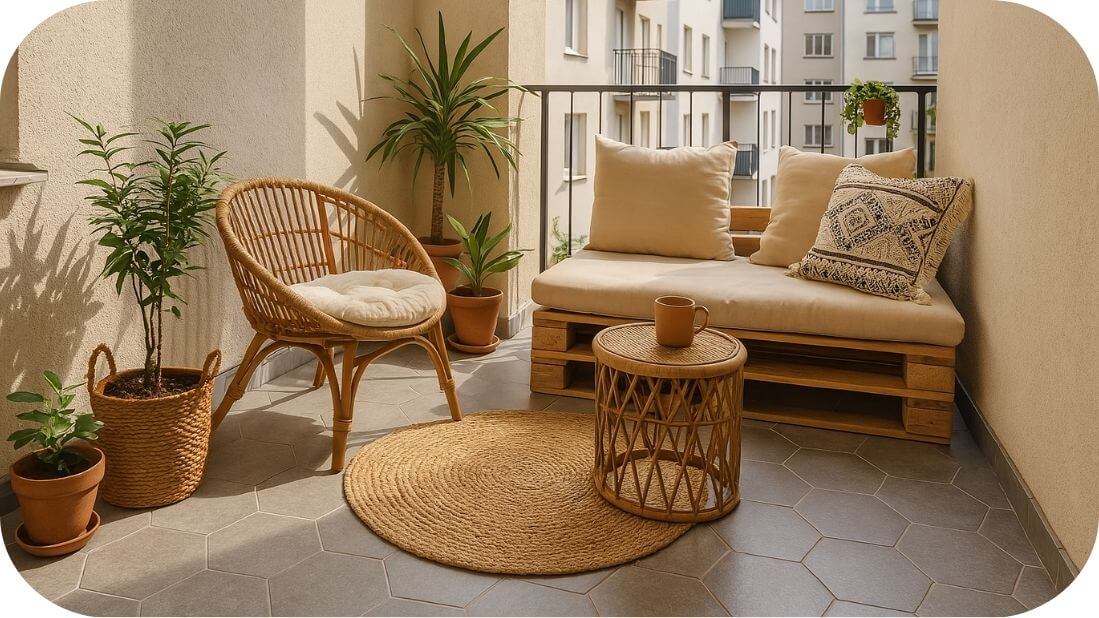 terasa-boho-stil-heksagon-plocice