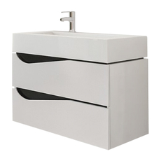 Euridika 70 Alpina Black ormarić sa umivaonikom-