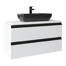 Konzolni ormarić Euridika 75 up Nord/Black-