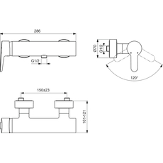 Tuš baterija Connect-2