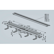 Tuš kanalica BBSPlastik 95cm-2
