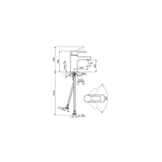 Baterija za lavabo B/2, Modeli: Za lavabo-2