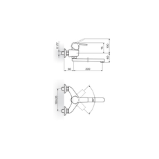 Baterija za sudoperu/lavabo Cubo, Modeli: Za sudoperu/lavabo-2