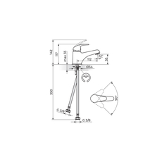 Baterija za lavabo Perla, Modeli: Za lavabo-2