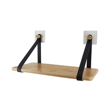 Samolepljiva bambus polica Tendance - crna, Dostupne boje: Crna-