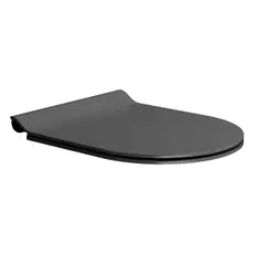 Viva Brilla Slim WC daska, crna mat, Dostupne boje: Mat crna-