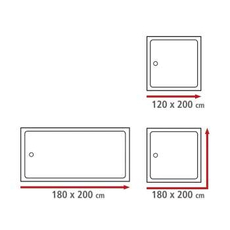 Zavesa za kadu Bež 180cm-2