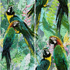 Paradise Parrot Decor-1 60x120cm, Dostupne boje: Parrot Decor 1, Dimenzija: 60x120-2